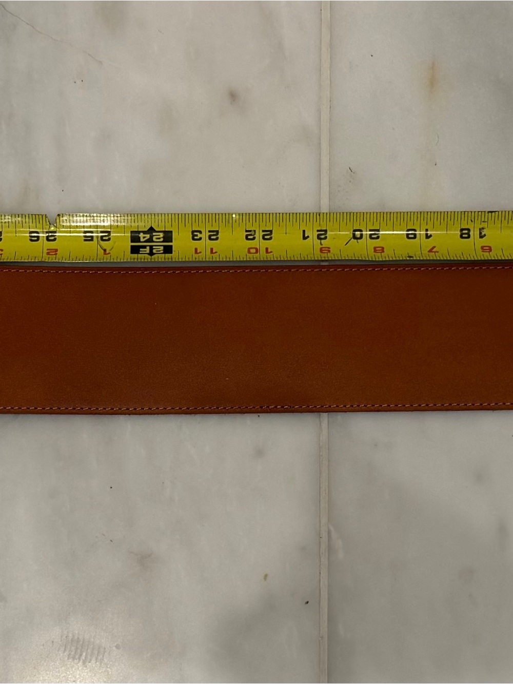Anthropologie Wide Leather Waist Belt in Cognac Brown - Picture 10 of 10